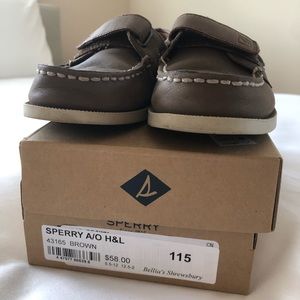 Sperry boys boatshoe toddler size 11.5